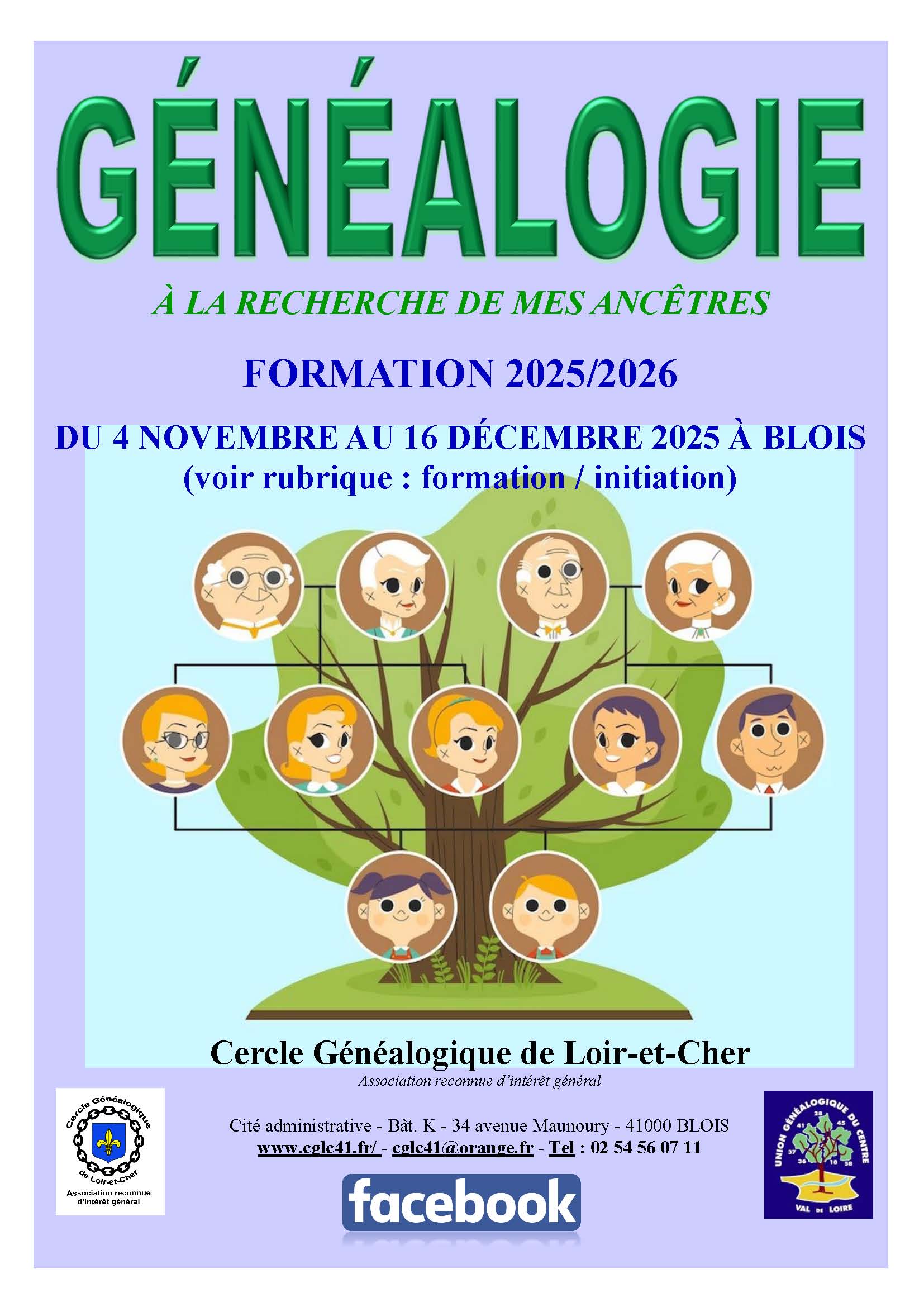 Formation à la généalogie