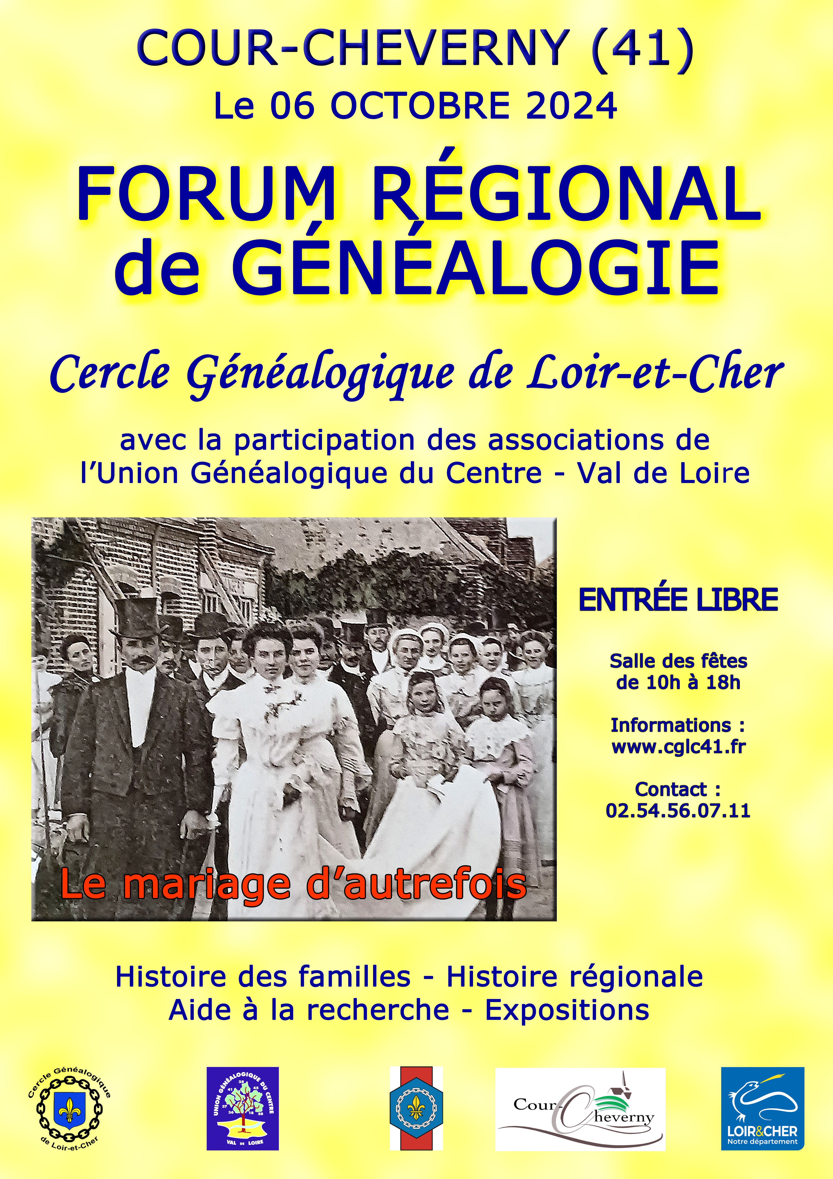 Forum Régional de Généalogie - Cour-Cheverny